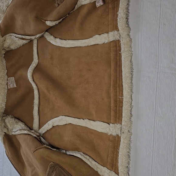 Free People Faux Fur Suede Jacket Women's Size Medium - Picture 5 of 13